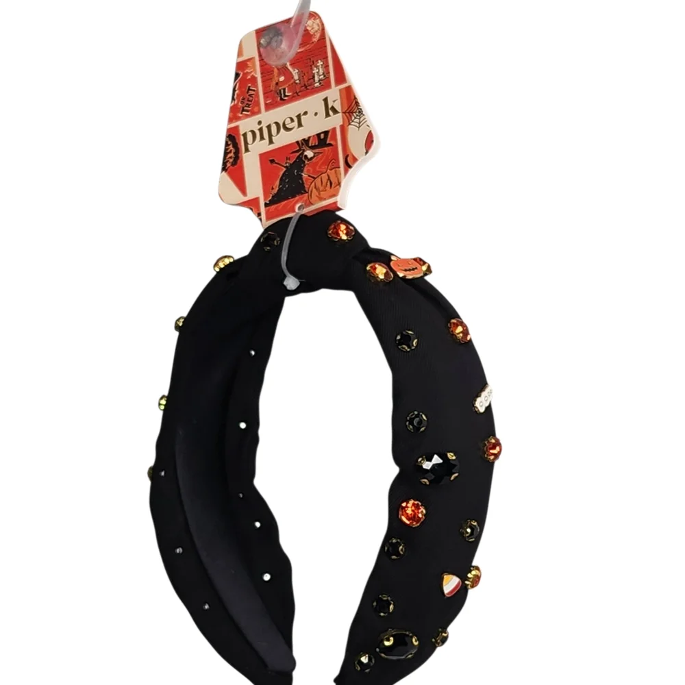Piper K Rhinestone Embellished Halloween Theme Headband